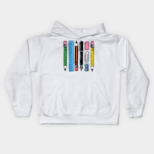 Pens and Pencils Kids Hoodie